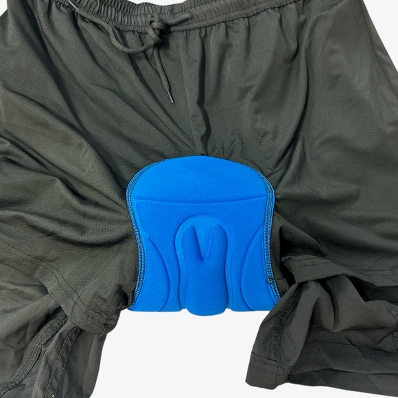 Padded Bike shorts SPOWIND Mountain bike riding men’s lined, pocket, Black NWOT - Picture 7 of 8